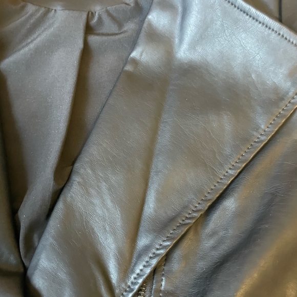 G BY GIULIANA MOTO FAUX LEATHER JACKET black - Picture 5 of 14